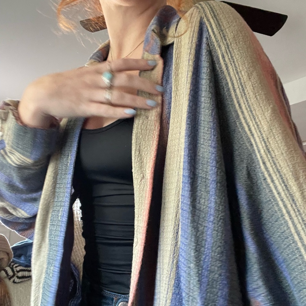 Striped oversized button down - Picture 2 of 6